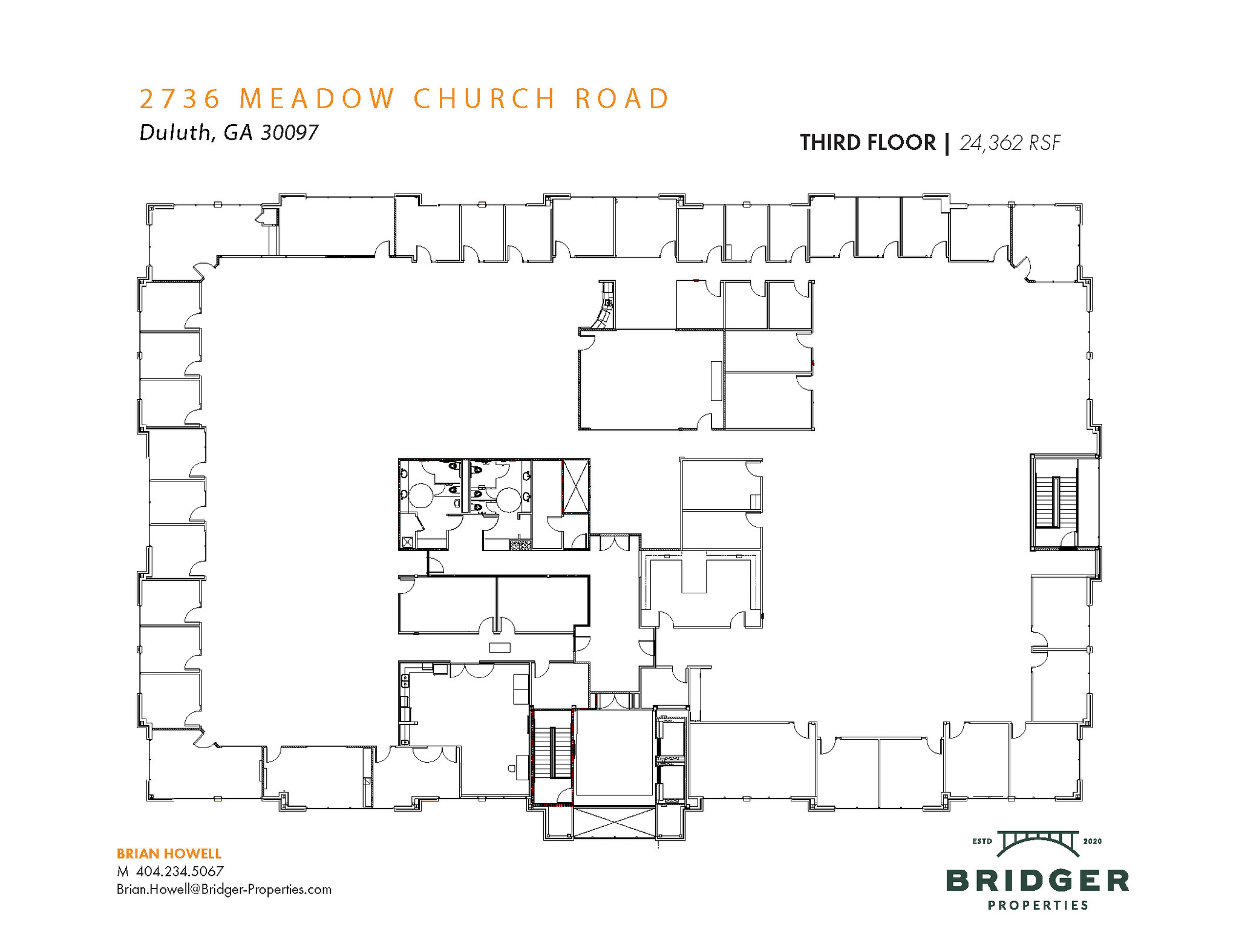 2736 Meadow Church Rd, Duluth, GA en alquiler Plano de la planta- Imagen 1 de 1