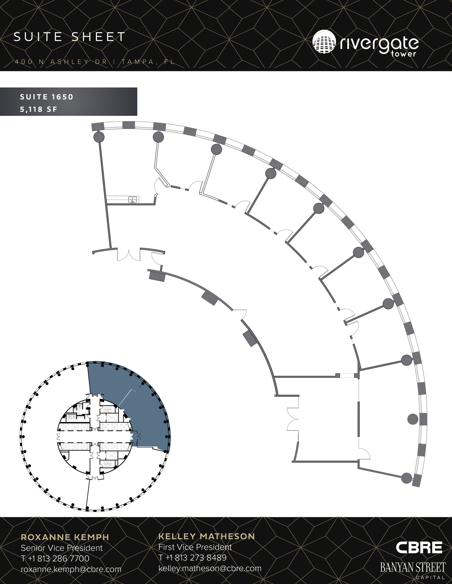 400 N Ashley Dr, Tampa, FL en alquiler Plano del sitio- Imagen 1 de 2