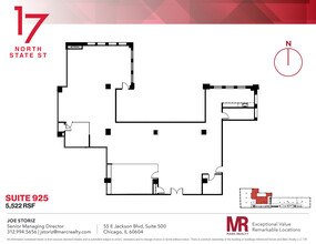 17 N State St, Chicago, IL en alquiler Plano de la planta- Imagen 1 de 11