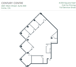 2601-2603 Main St, Irvine, CA en alquiler Plano de la planta- Imagen 1 de 1