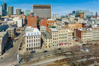 21 Rue de la Commune E, Montréal, QC - VISTA AÉREA  vista de mapa