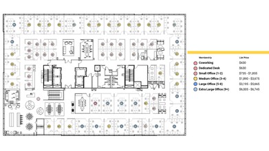 555 Fayetteville St, Raleigh, NC en alquiler Plano de la planta- Imagen 1 de 2