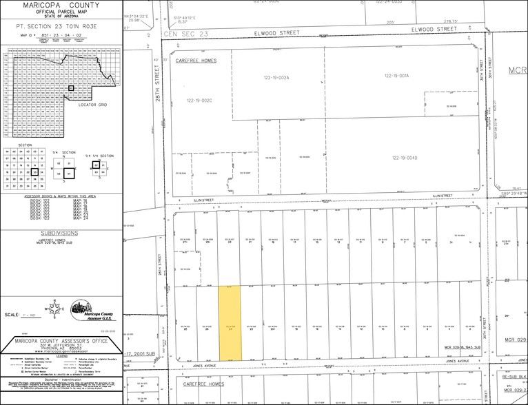 2816 E Jones Ave, Phoenix, AZ en alquiler - Plano de solar - Imagen 3 de 17