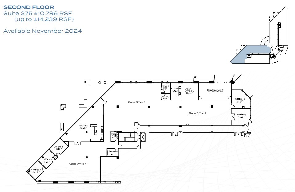 2999 Douglas Blvd, Roseville, CA en alquiler Plano de la planta- Imagen 1 de 5