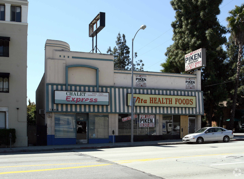 7860-7862 Sunset Blvd, Los Angeles, CA en alquiler - Foto del edificio - Imagen 3 de 6