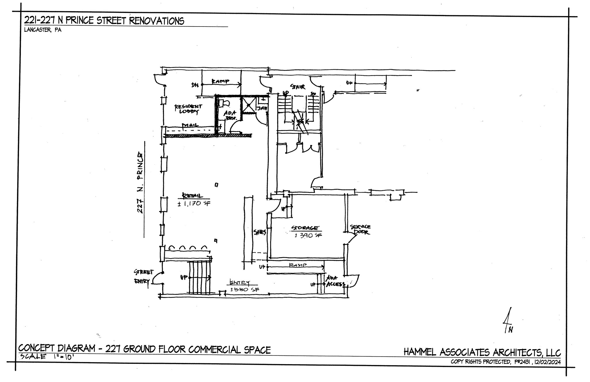 227 N Prince St, Lancaster, PA en alquiler Plano del sitio- Imagen 1 de 1