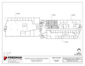 22260 Haggerty Rd, Northville, MI en alquiler Plano de la planta- Imagen 2 de 2