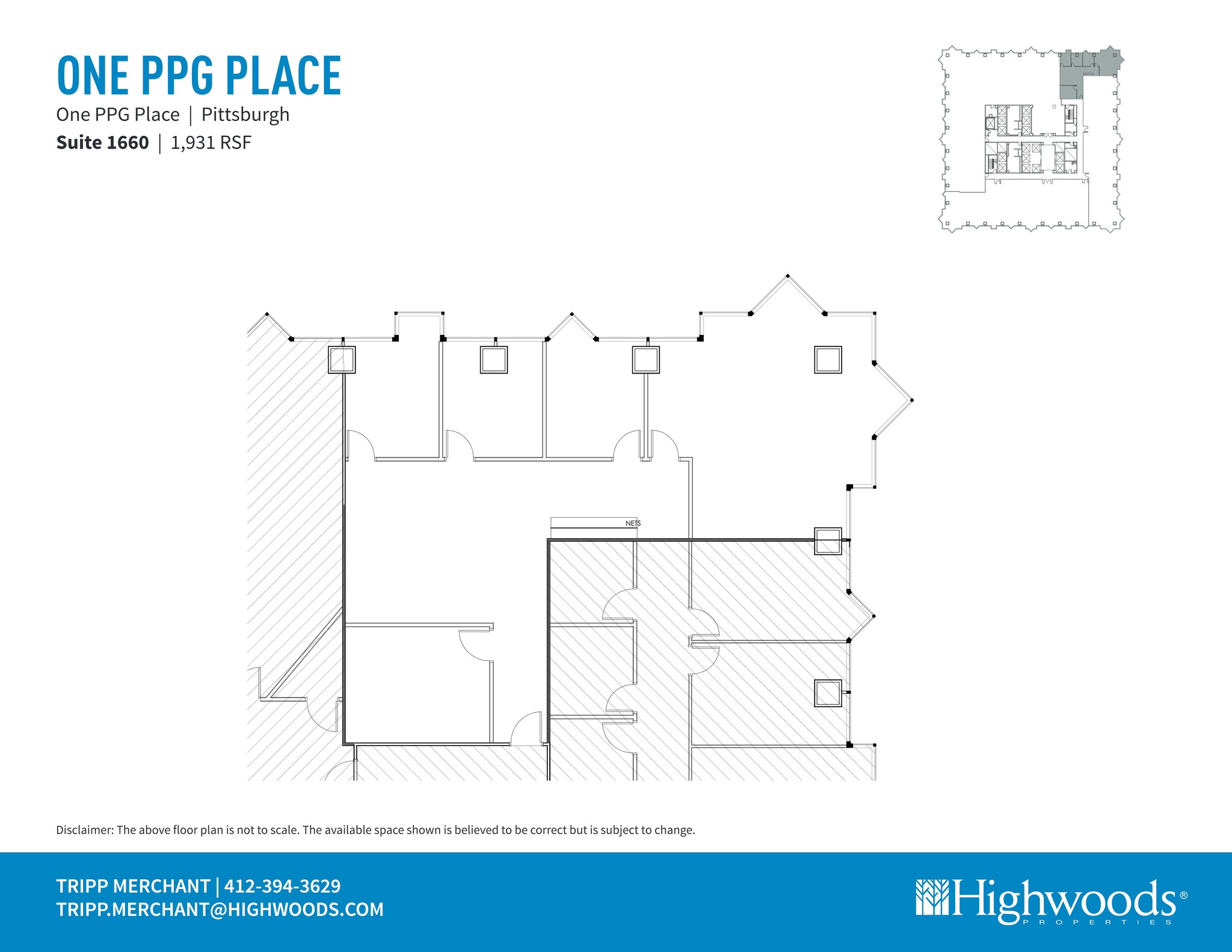 1 PPG Pl, Pittsburgh, PA en alquiler Plano del sitio- Imagen 1 de 1