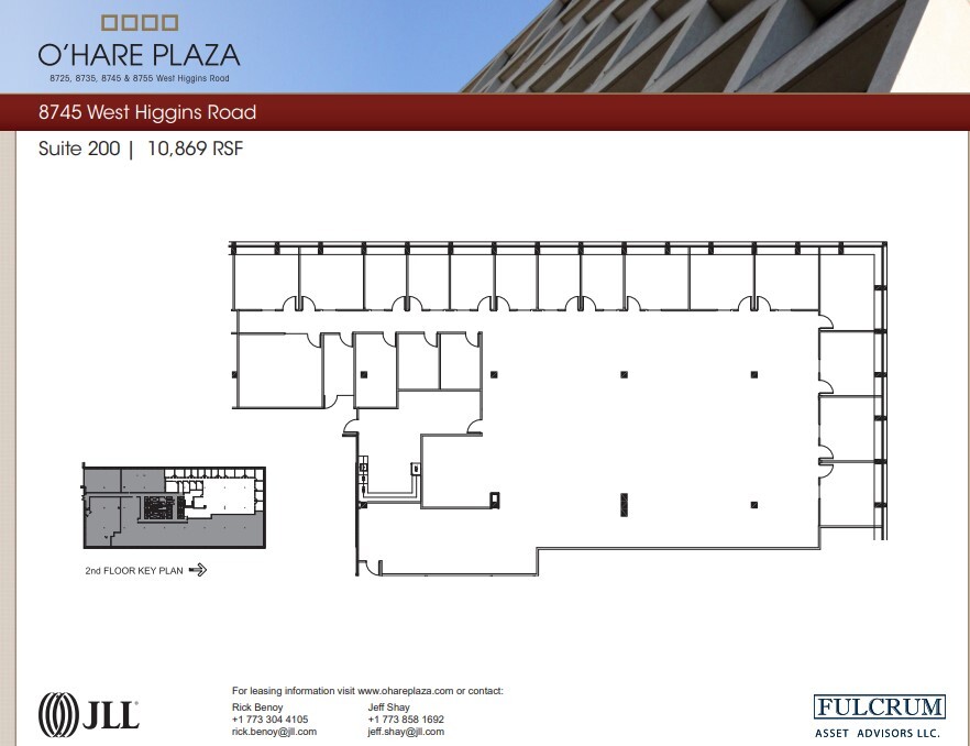 8725 W Higgins Rd, Chicago, IL en alquiler Plano de la planta- Imagen 1 de 1