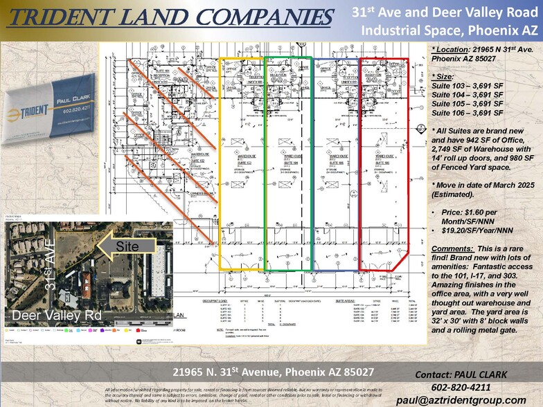 21965 N. 31st Ave, Phoenix, AZ en alquiler - Plano de la planta - Imagen 2 de 6