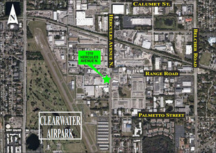 1310 N Hercules Ave, Clearwater, FL - VISTA AÉREA  vista de mapa - Image1