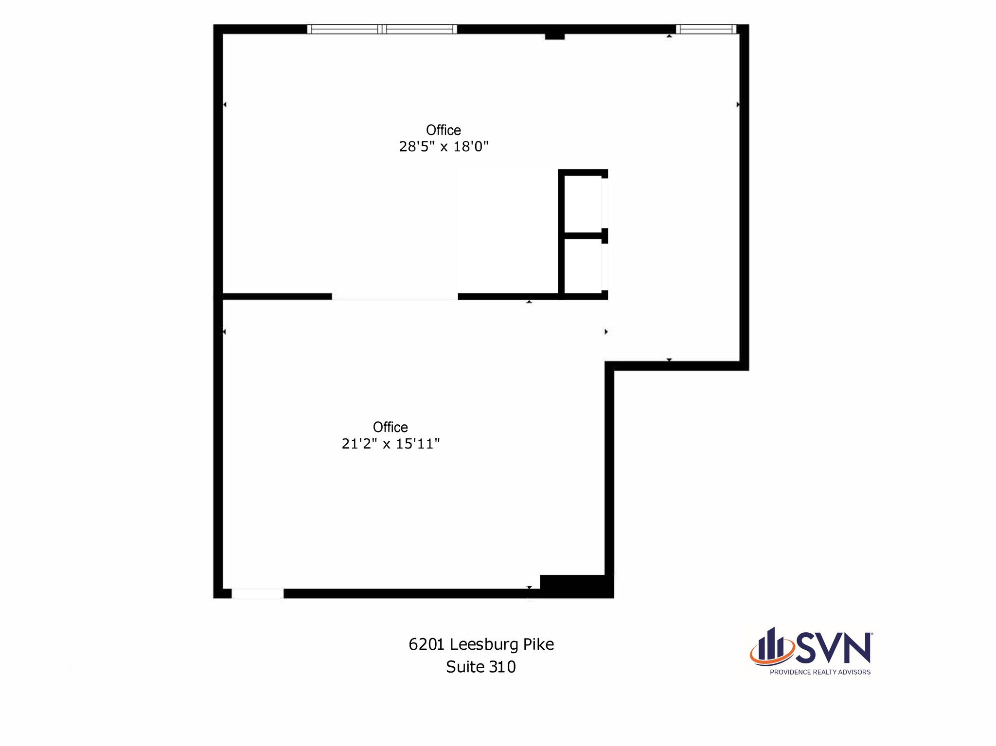 6201 Leesburg Pike, Falls Church, VA en alquiler Plano del sitio- Imagen 1 de 1