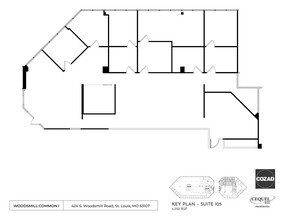 424 S Woods Mill Rd, Chesterfield, MO en alquiler Plano del sitio- Imagen 1 de 1