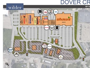 701-875 Central Ave, Dover, NH en alquiler Plano del sitio- Imagen 1 de 1