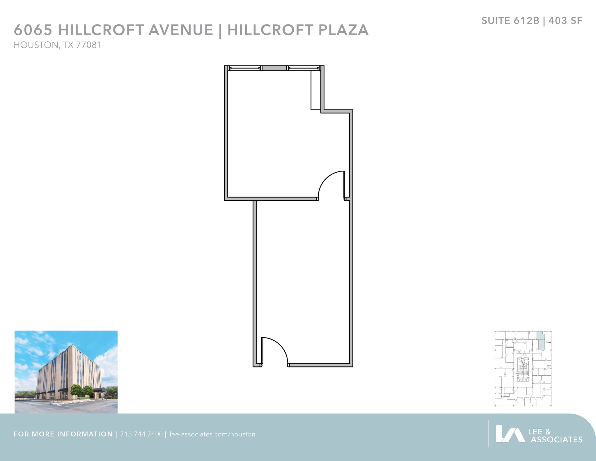 6065 Hillcroft Ave, Houston, TX en alquiler Plano de la planta- Imagen 1 de 1