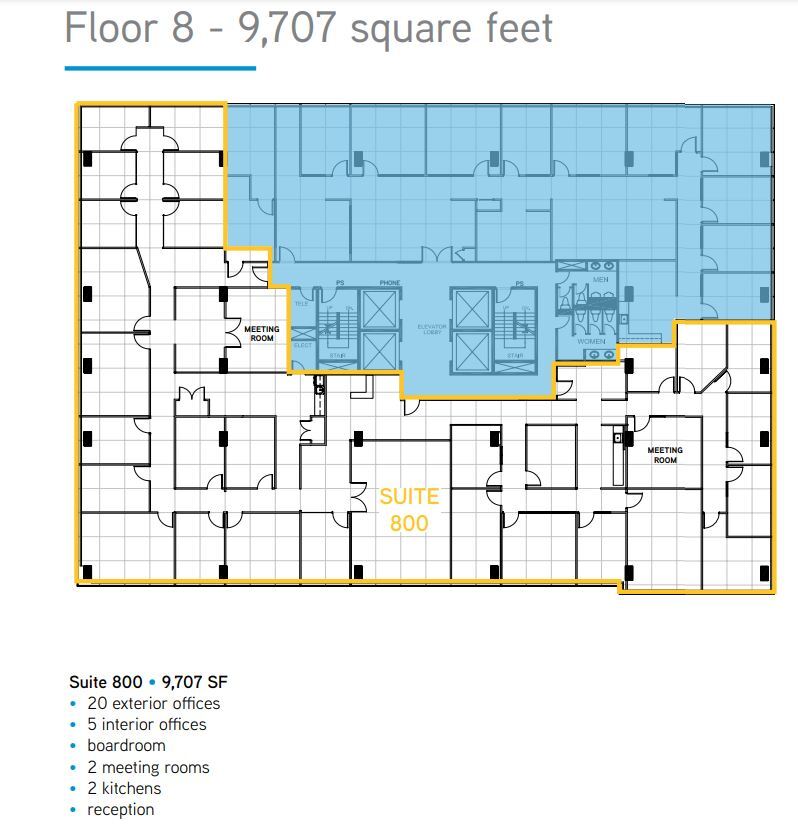 840 7th Ave SW, Calgary, AB en alquiler Plano de la planta- Imagen 1 de 1