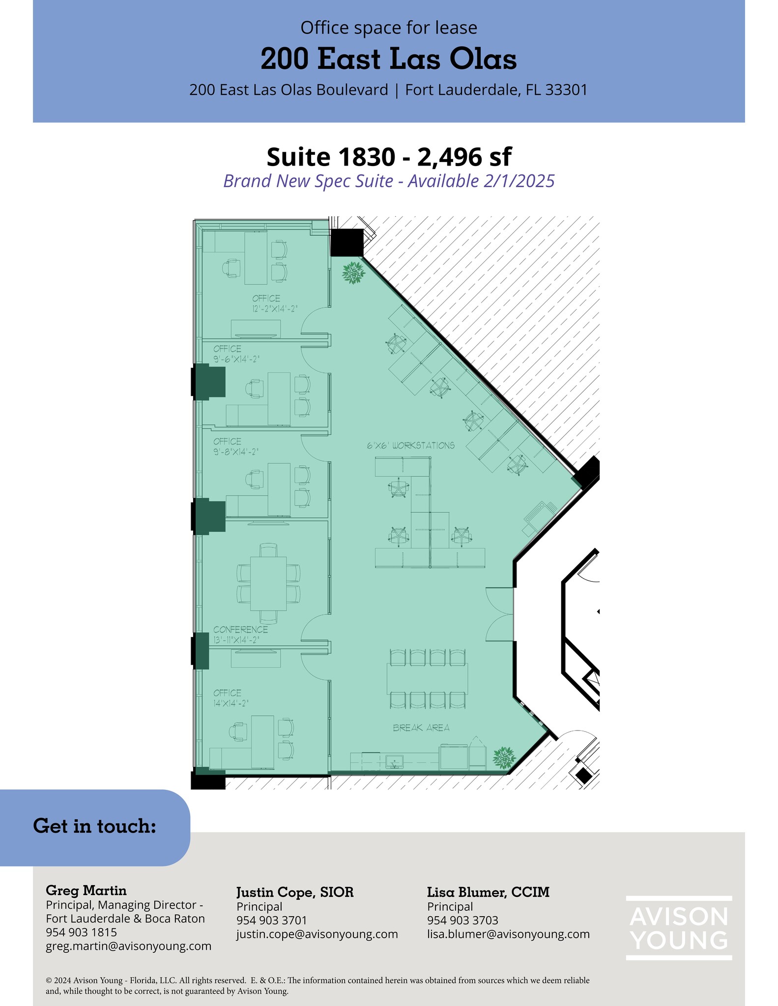 200 E Las Olas Blvd, Fort Lauderdale, FL en alquiler Plano del sitio- Imagen 1 de 1