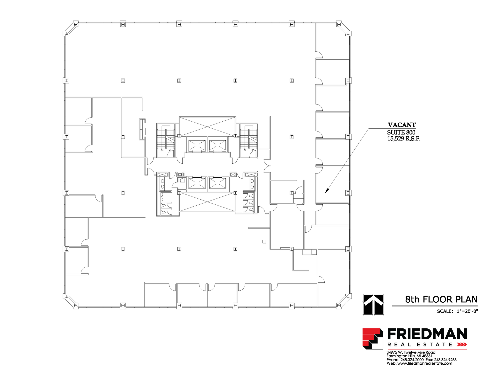 900 Tower Dr, Troy, MI en alquiler Plano de la planta- Imagen 1 de 2