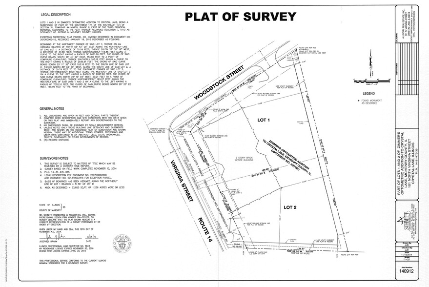 101 N Virginia St, Crystal Lake, IL en alquiler - Plano de solar - Imagen 2 de 33