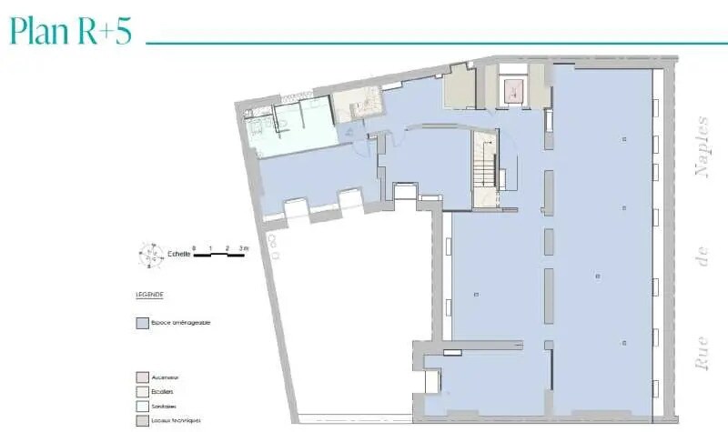 36 Rue De Naples, Paris en alquiler Plano de la planta- Imagen 1 de 2