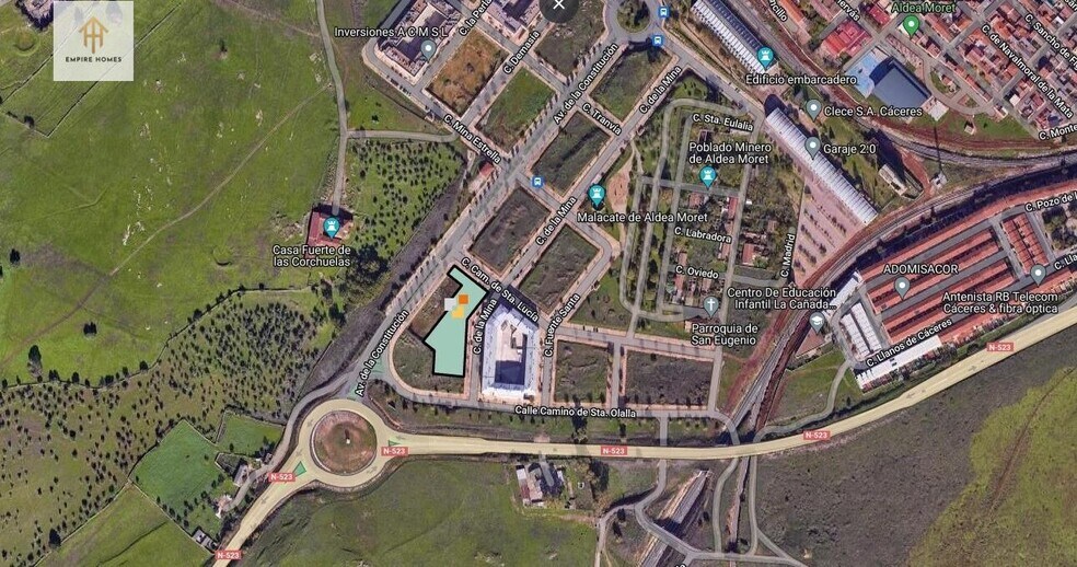 Terreno en Cáceres, Cáceres en venta - Vista aérea - Imagen 2 de 3