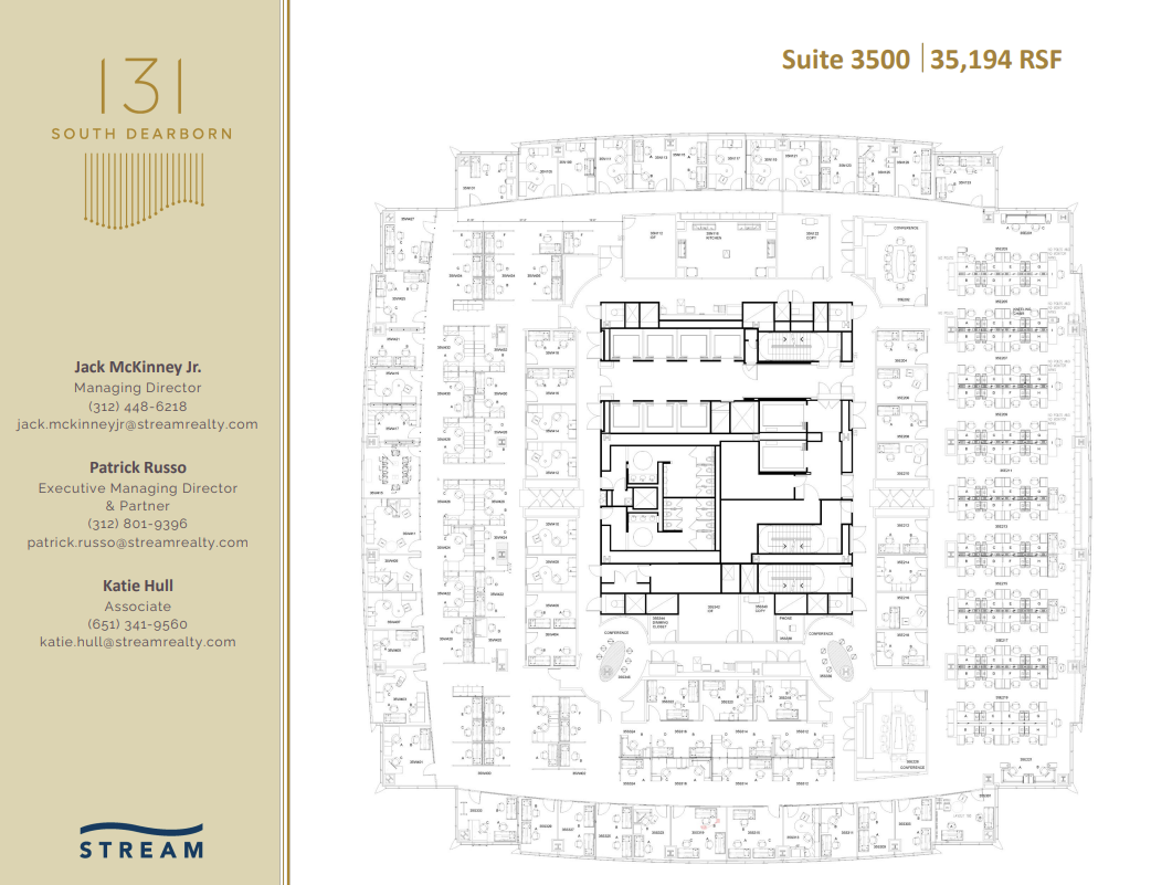 131 S Dearborn St, Chicago, IL en alquiler Plano de la planta- Imagen 1 de 1