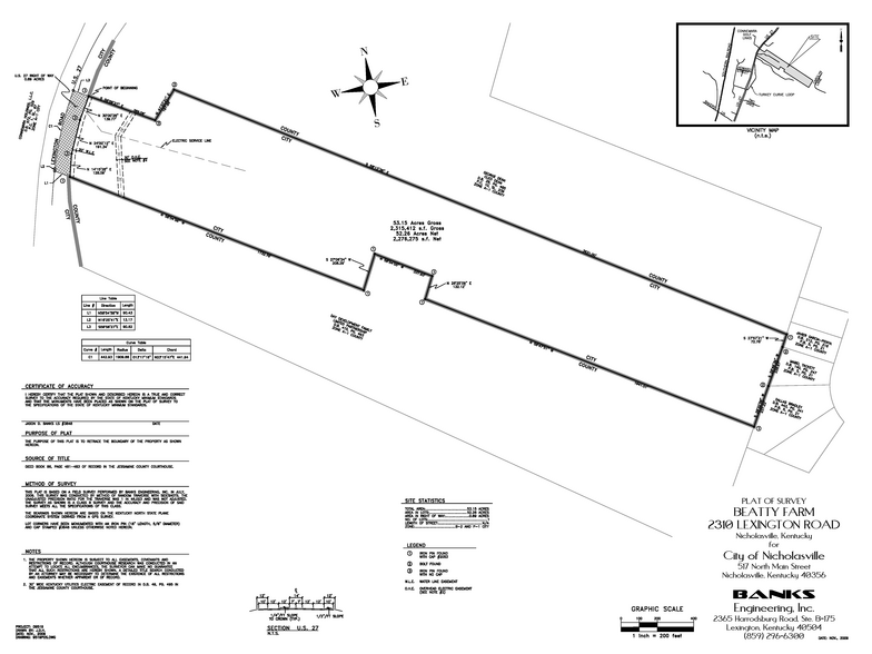 2310 Lexington Rd, Nicholasville, KY en venta - Plano del sitio - Imagen 2 de 2