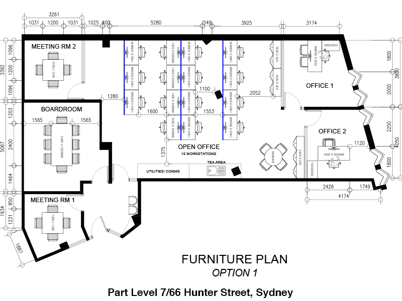 66 Hunter St, Sydney en alquiler Plano de la planta- Imagen 1 de 8