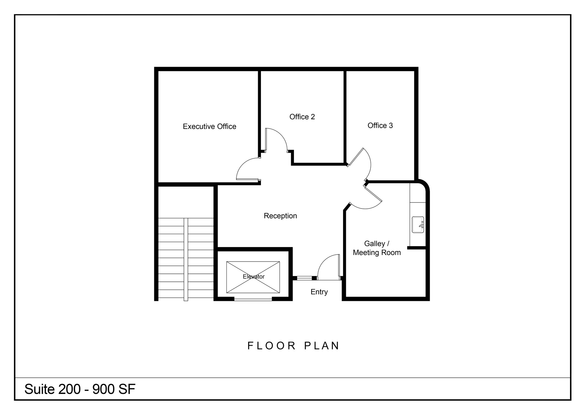 776 E Shaw Ave, Fresno, CA en venta Plano de la planta- Imagen 1 de 1