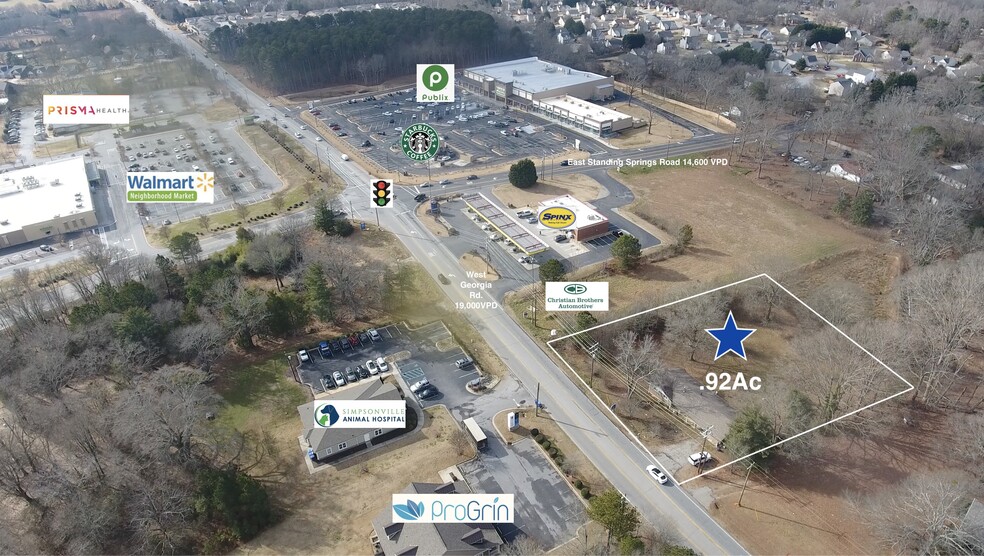 1214 W Georgia Rd, Simpsonville, SC en venta - Foto del edificio - Imagen 1 de 6