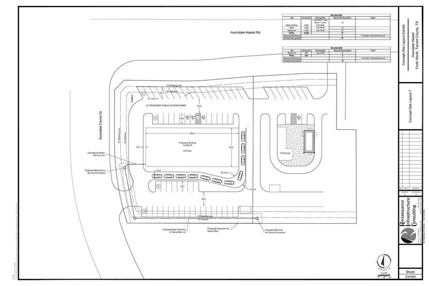 2157 Avondale Haslet Rd, Haslet, TX en venta - Plano del sitio - Imagen 1 de 2