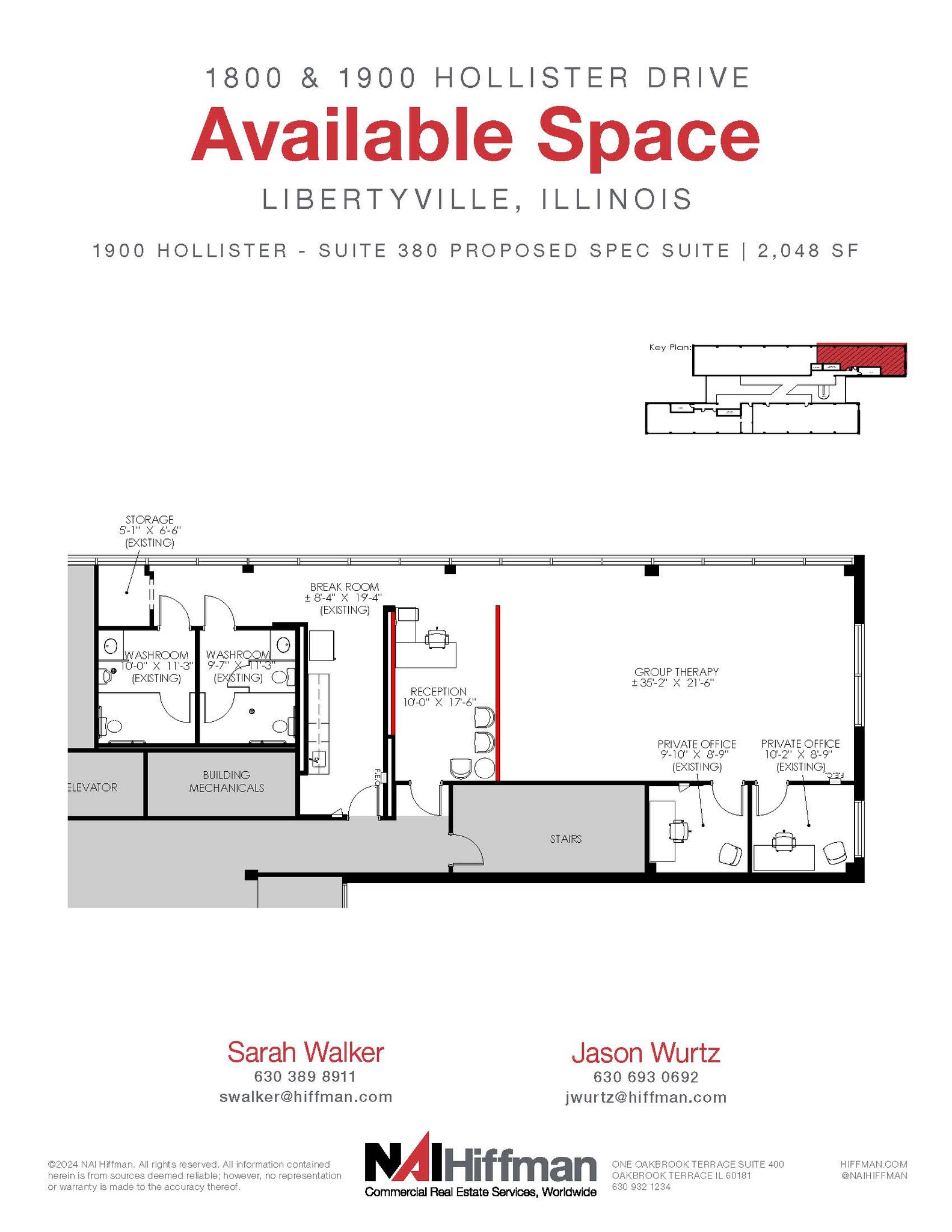 1900 Hollister Dr, Libertyville, IL en alquiler Plano de la planta- Imagen 1 de 1