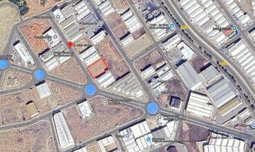 Calle Mina Globo, La Unión, MUR - Aérea  vista de mapa