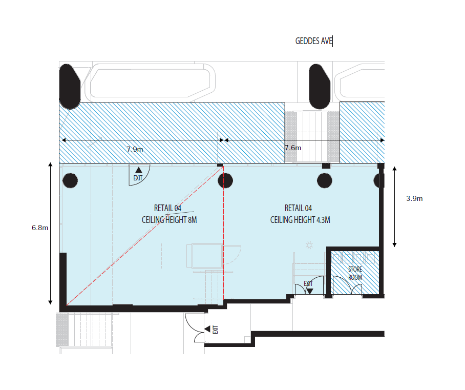 499 Botany Rd, Zetland, NSW 2017 - Unidad 4 -  - Plano de la planta - Image 1 of 1