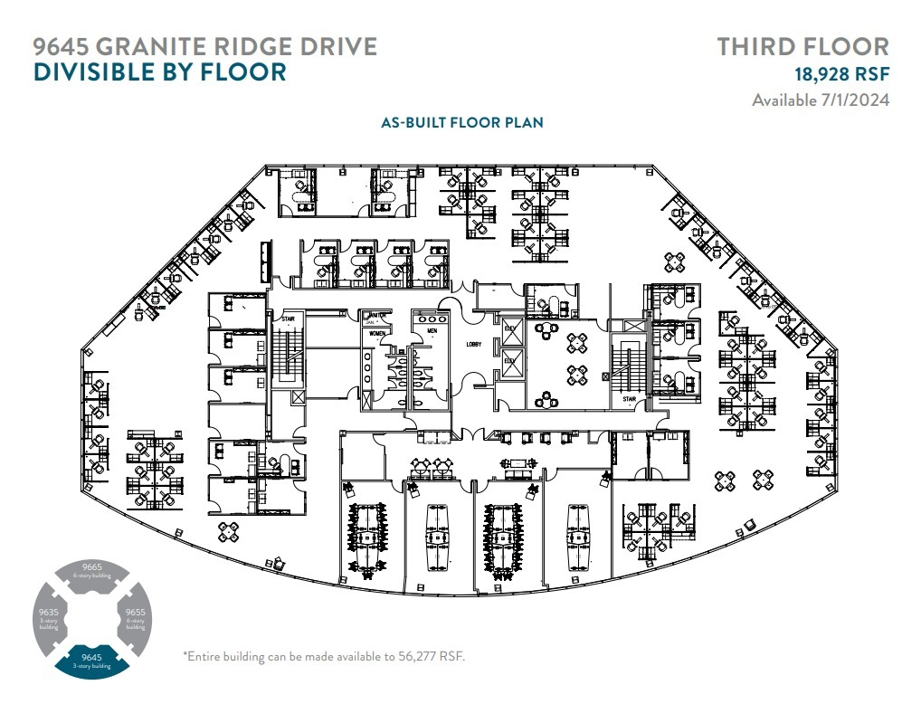 9655 Granite Ridge Dr, San Diego, CA en alquiler Plano de la planta- Imagen 1 de 3