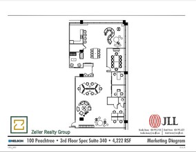 100 Peachtree St NW, Atlanta, GA en alquiler Plano de la planta- Imagen 1 de 1