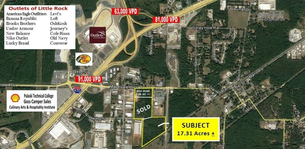 Otter Creek South Rd, Mabelvale, AR en venta - Foto del edificio - Imagen 1 de 1