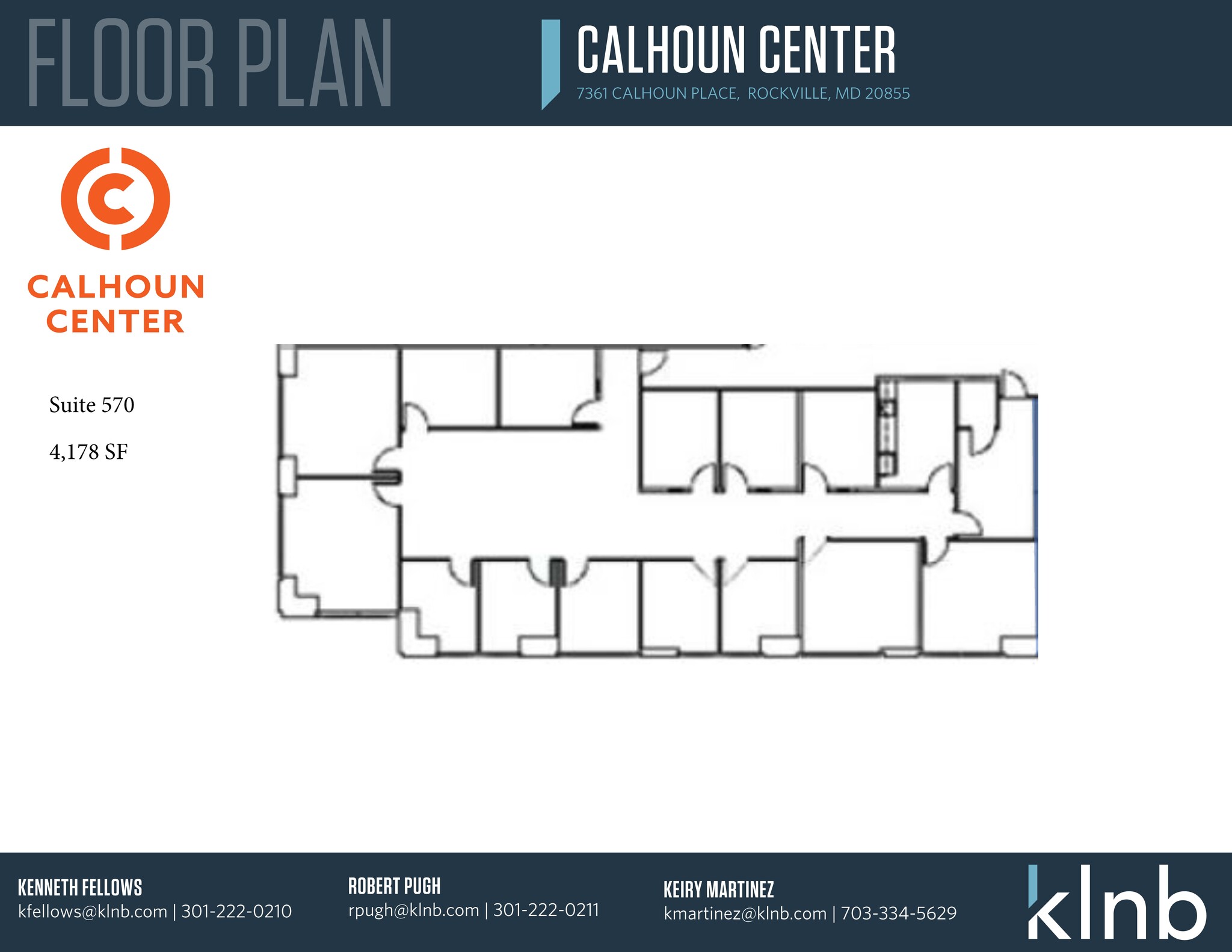 7361 Calhoun Pl, Rockville, MD en alquiler Plano de la planta- Imagen 1 de 2