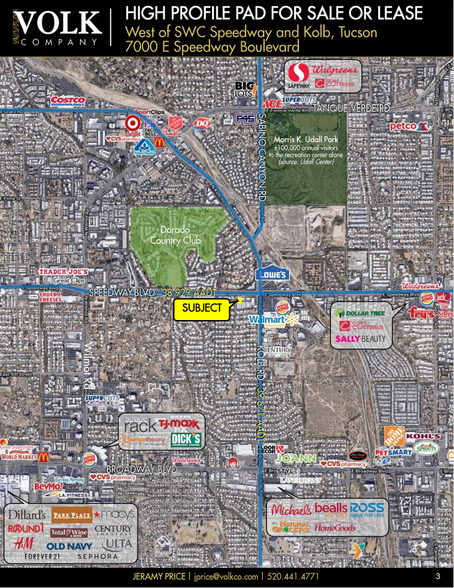 7000 E Speedway Blvd, Tucson, AZ en venta - Vista aérea - Imagen 3 de 6