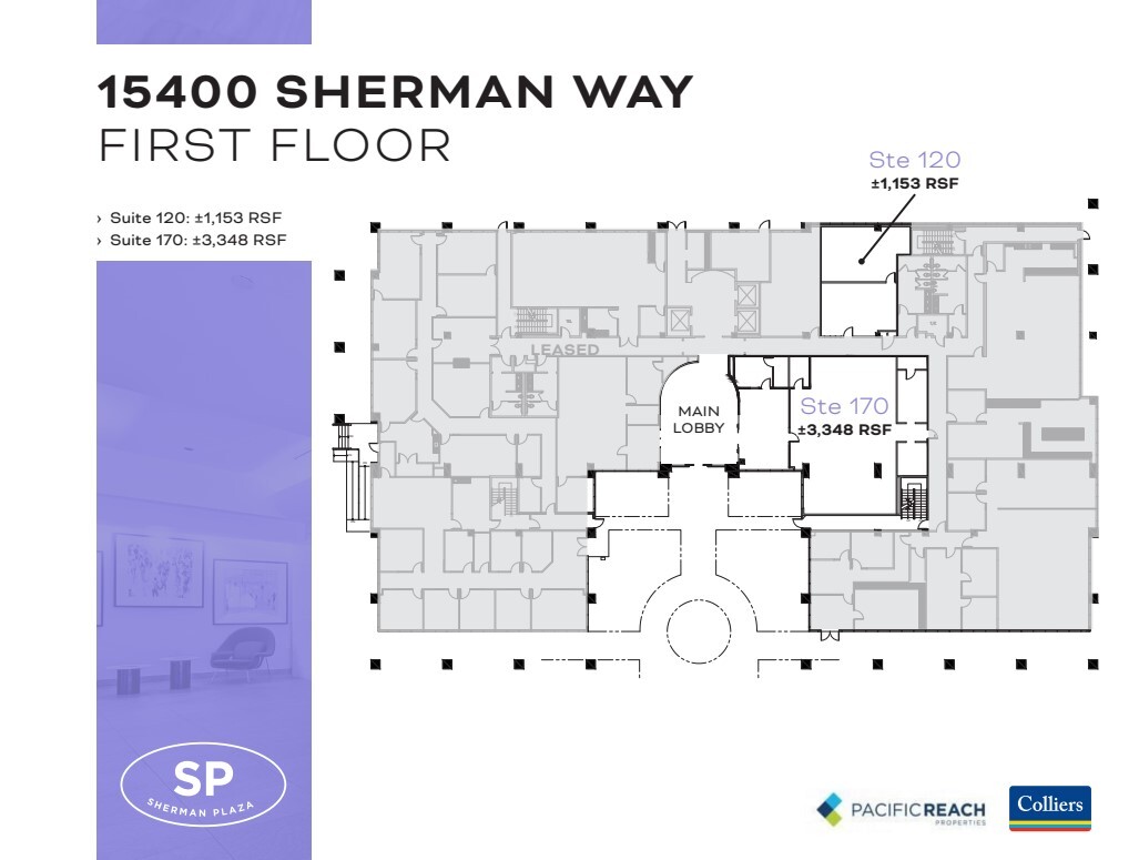 15400 Sherman Way, Van Nuys, CA en alquiler Plano de la planta- Imagen 1 de 1