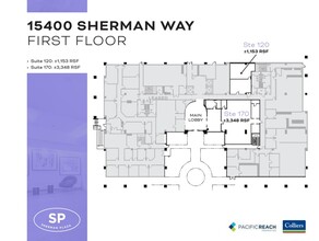 15400 Sherman Way, Van Nuys, CA en alquiler Plano de la planta- Imagen 1 de 1