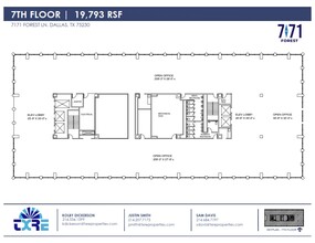 7171 Forest Ln, Dallas, TX en alquiler Plano de la planta- Imagen 1 de 1