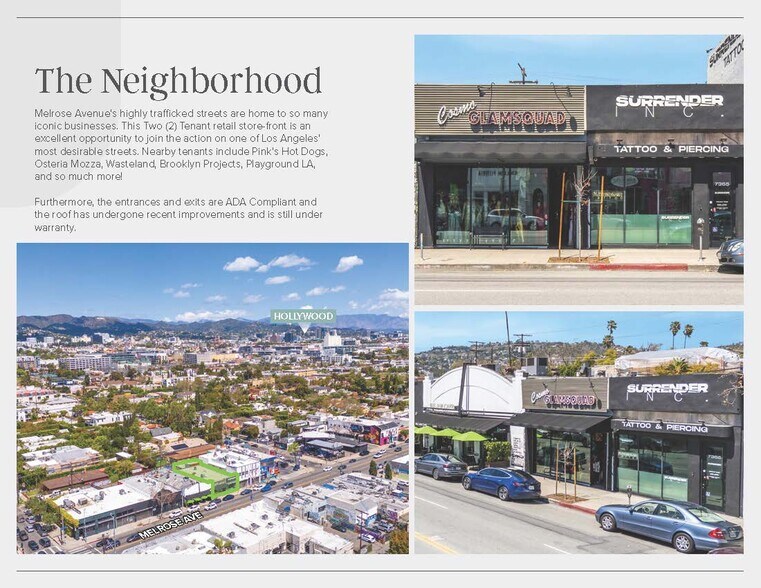 7365 Melrose Ave, Los Angeles, CA en venta - Foto del edificio - Imagen 3 de 11
