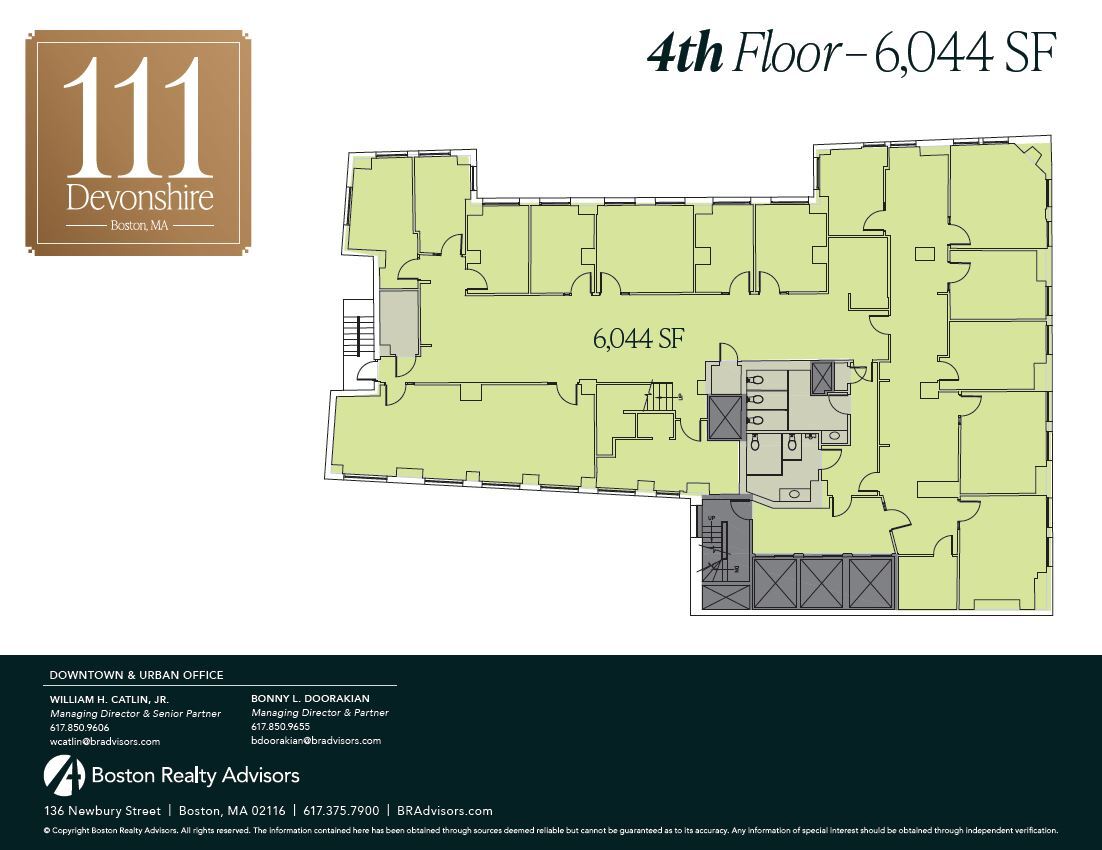 111 Devonshire St, Boston, MA en alquiler Plano de la planta- Imagen 1 de 1