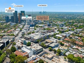 12 Falcon St, Crows Nest, NSW - Aérea  vista de mapa