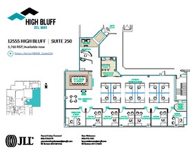 12555 High Bluff Dr, San Diego, CA en alquiler Plano de la planta- Imagen 1 de 1