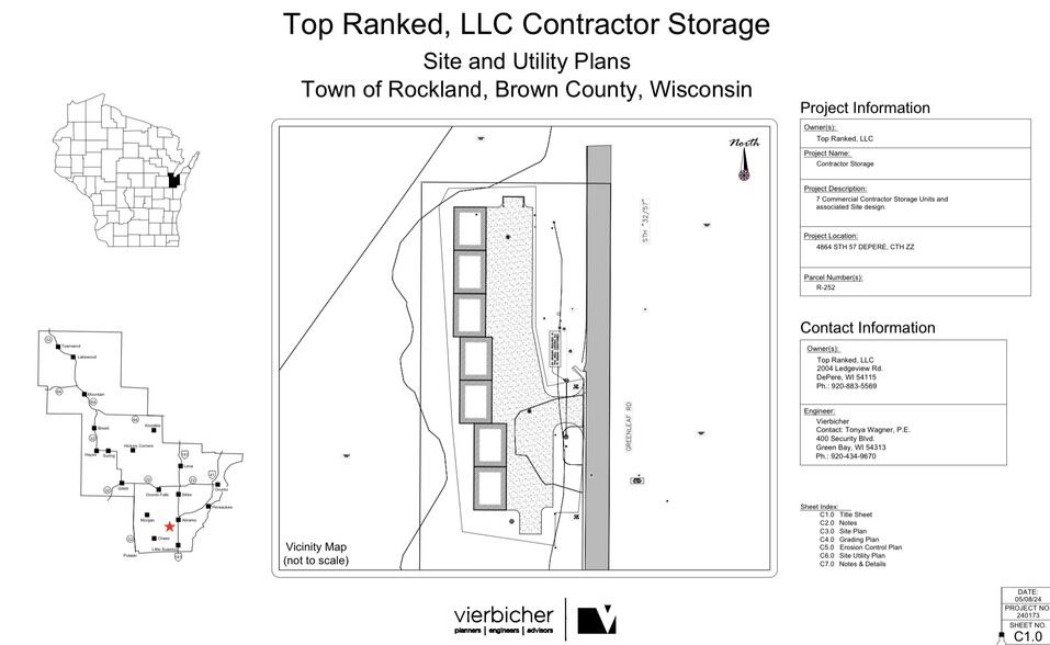 4864 WI-57, De Pere, WI en venta - Plano del sitio - Imagen 1 de 5