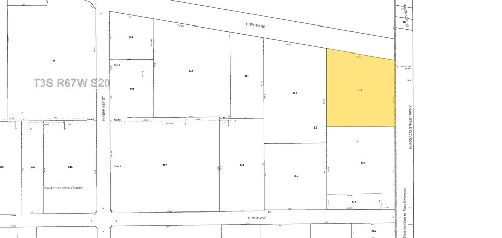 3975 Monaco Pky, Denver, CO en alquiler - Plano de solar - Imagen 2 de 8