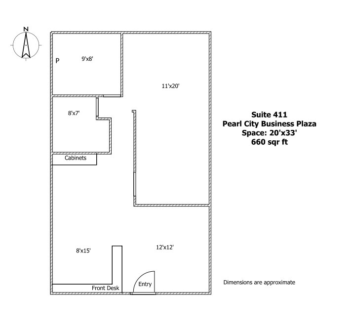 803 Kamehameha Hwy, Pearl City, HI en alquiler Plano de la planta- Imagen 1 de 1