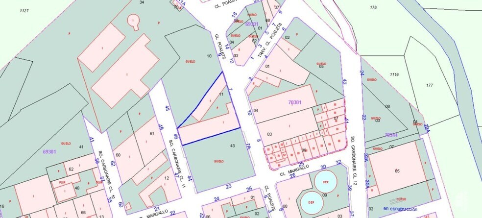 Carrer Poalets, 7, La Vilavella, Castellón en venta - Plano de solar - Imagen 2 de 2